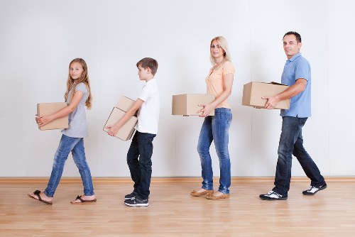 Experienced movers handling special items during relocation